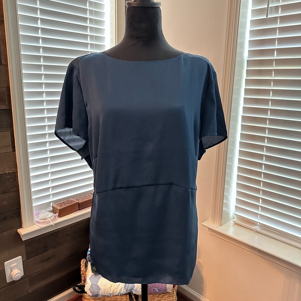 Banana Republic Blue Boxy Blouse